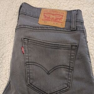 Levi's Gray Denim Jeans